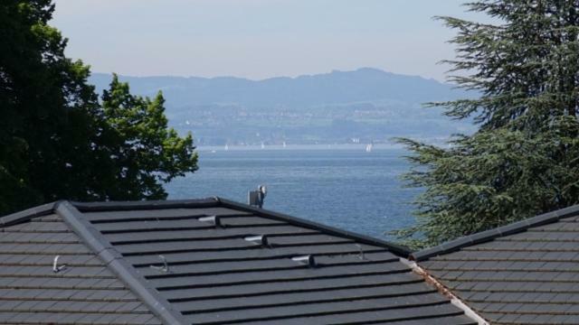 Seeblick Kampf Mit Fahrradgarage Nonnenhorn Eksteriør bilde